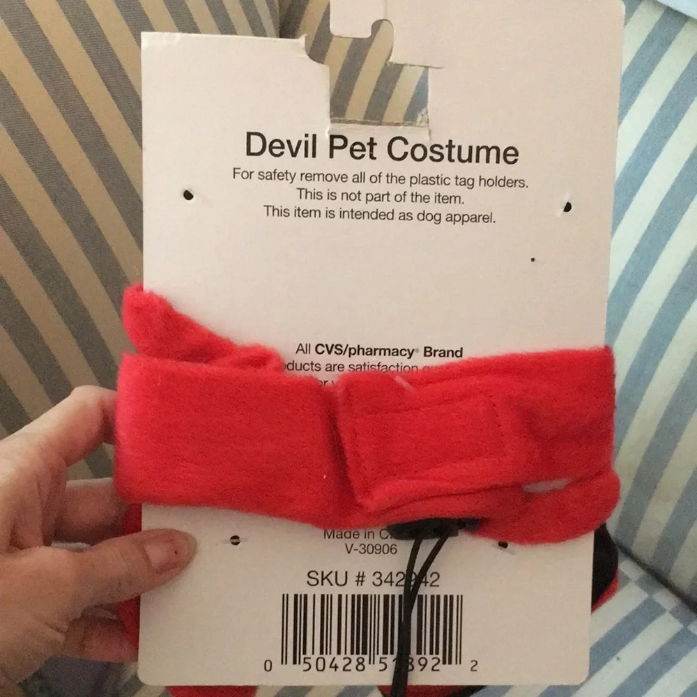 New Dog Devil Halloween costume 👹 One Size Small to Medium dog